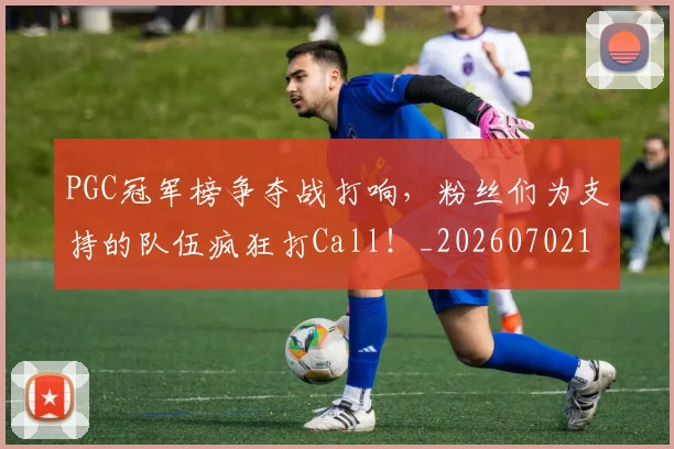 PGC冠军榜争夺战打响，粉丝们为支持的队伍疯狂打Call！_20260702195507